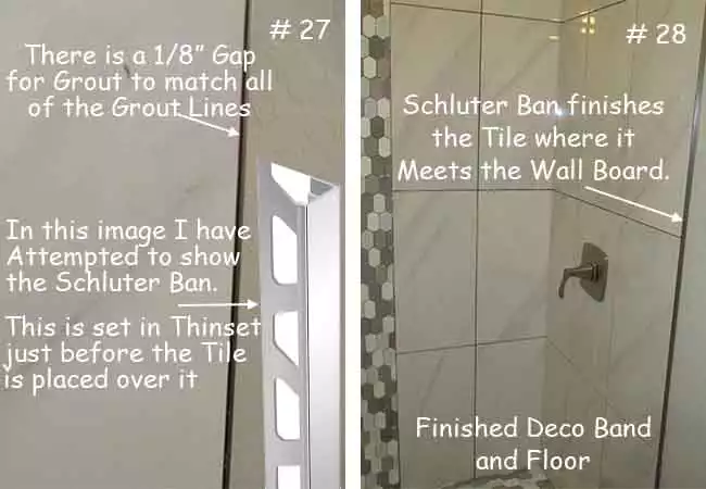 Finished Look of 1 foot by 2 foot Tiles